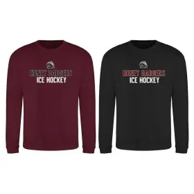 Honey Badgers Ice Hockey - Text Sweatshirt