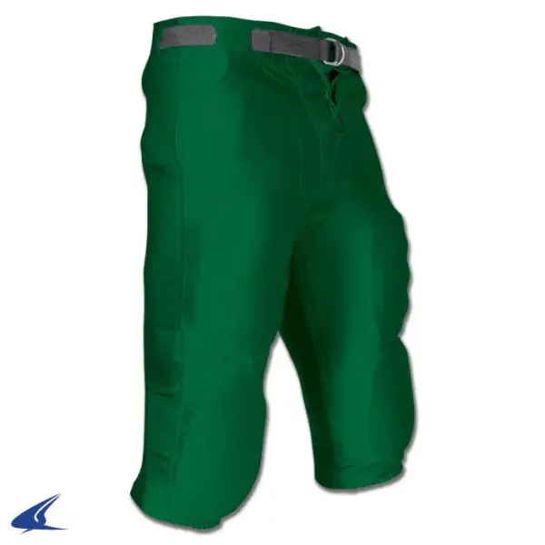 Pantalones de Cintura Ranurada Verde Bosque