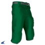 Pantaloni a vita scanalata verde bosco