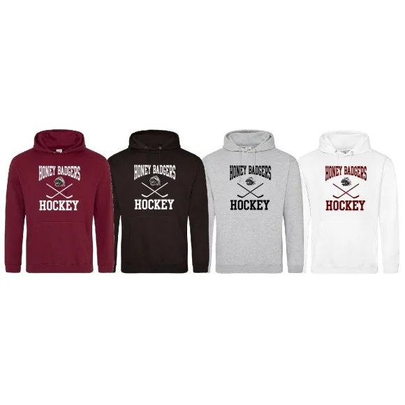 Honey Badgers Ice Hockey - Stick Logo Hoodie
