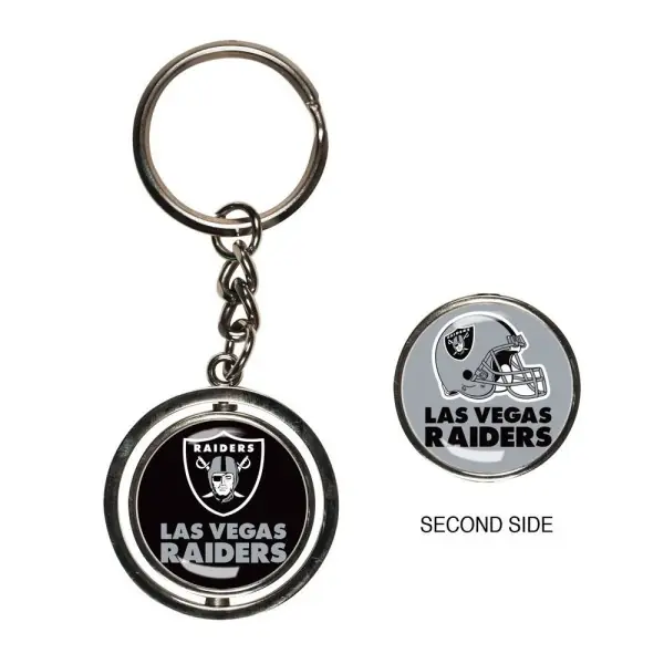 Las Vegas Raiders Spinner Key Ring