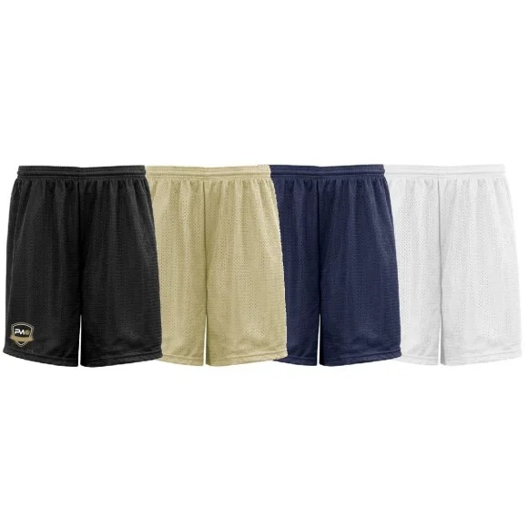 PMO Basketball - Adult Embroidered Mesh Shorts