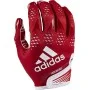 Adidas Adizero 12 Receiver Gloves Red