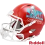 Réplica del casco de los campeones de la Super Bowl 57, Kansas City Chiefs, lado izquierdo