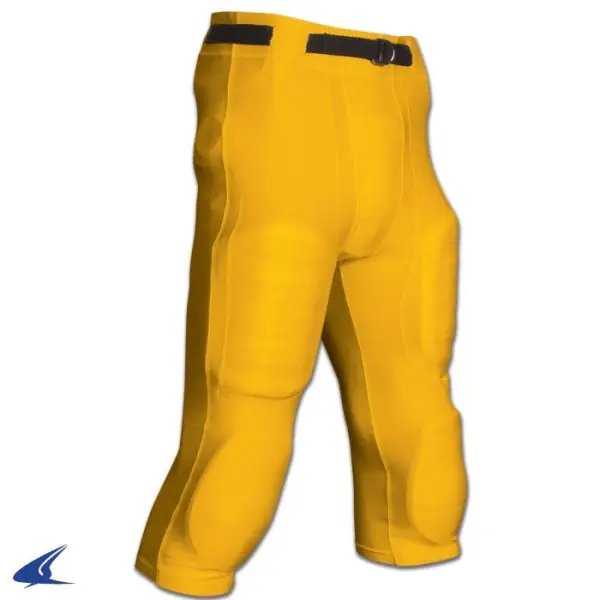 Pantaloni da gioco in poli-spandex gialli Champro