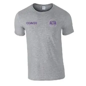 ACTA - Coaches Embroidered Cotton T-Shirt