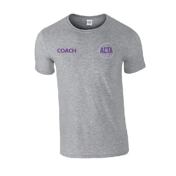 ACTA - Coaches Embroidered Cotton T-Shirt