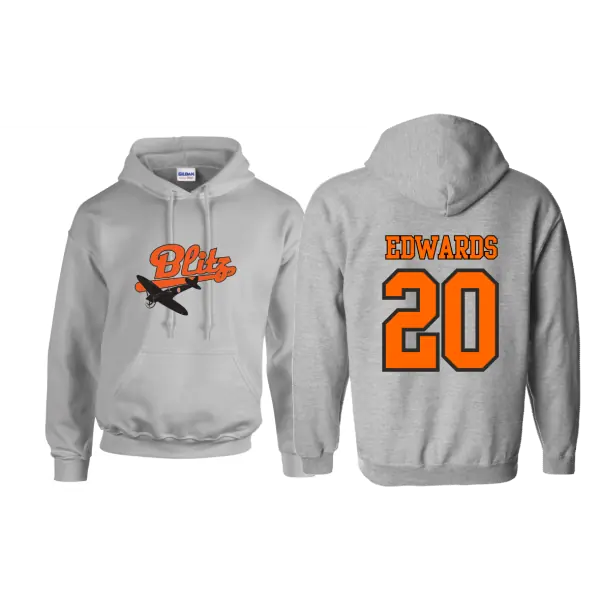 London Blitz Softball - N&N Full logo Hoodie