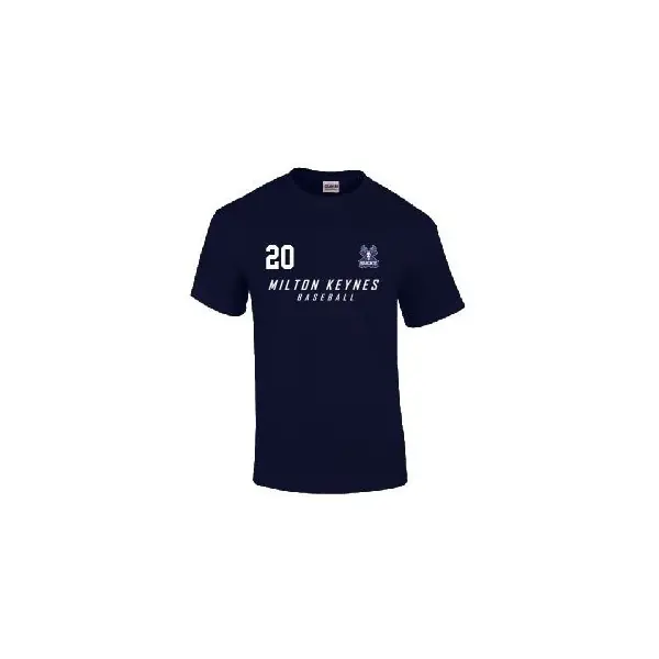 Milton Keynes Baseball Club - Custom Text Logo T-Shirt