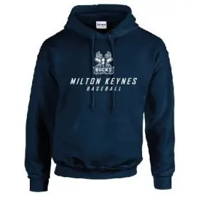 Milton Keynes Baseball Club - Simple Text Logo Hoodie