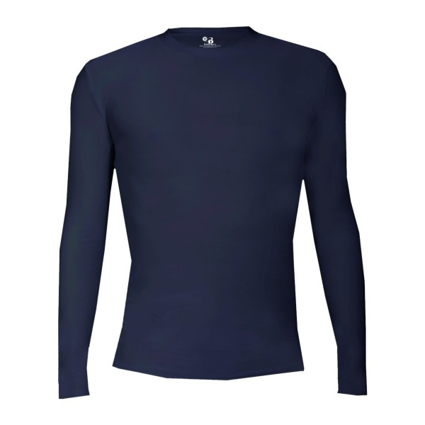 Maglia a Maniche Lunghe Pro Compression Blu Navy