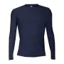 Pro Kompressions-Langarmshirt Marineblau