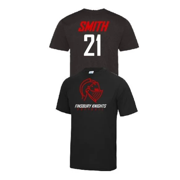Finsbury Knights Softball - Men's Custom T-Shirt