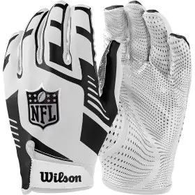 Wilson NFL Stretch Fit Receiver Handskar Vit