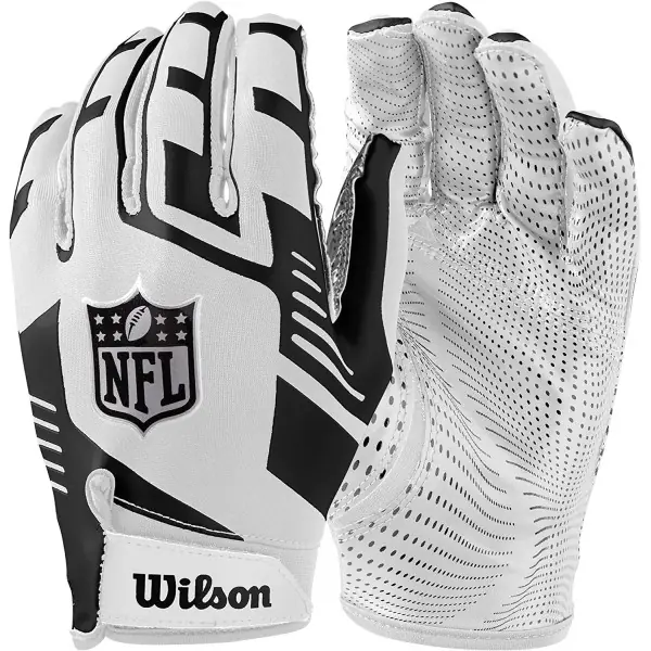 Wilson NFL Stretch Fit Receiver Handskar Vit