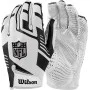 Wilson NFL Stretch Fit Receiver Gloves Blanc