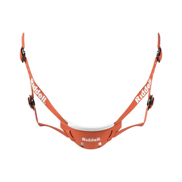 Riddell Hard Cup Chin Strap Orange