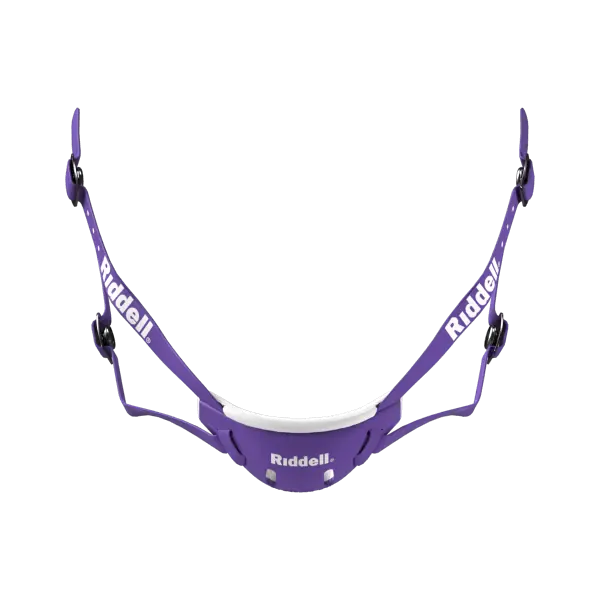 Riddell Hard Cup Chin Strap Purple