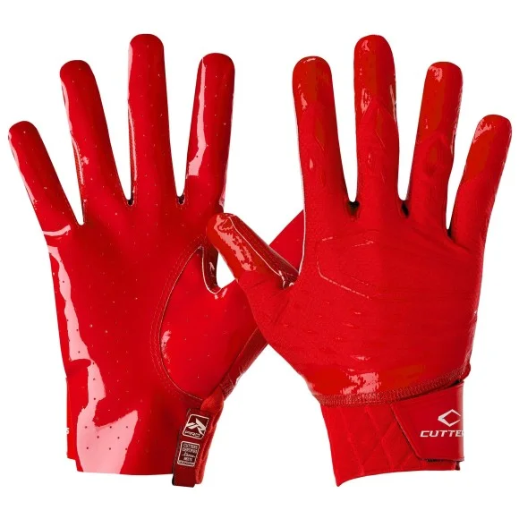 Cutters Rev Pro 5.0 Receiver Gloves Red