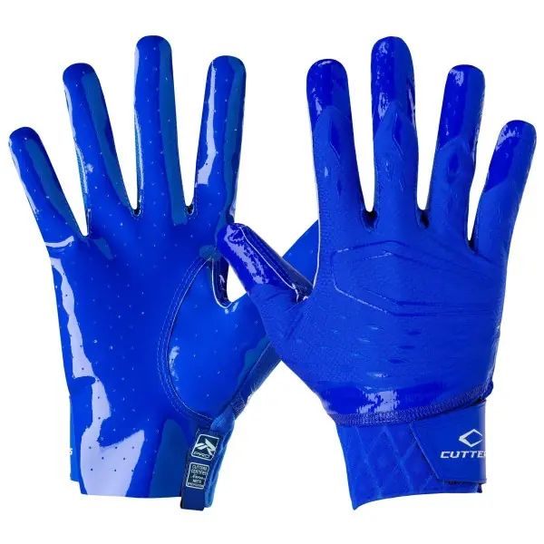 Gants de receveur Cutters Rev Pro 5.0 Bleu Royal