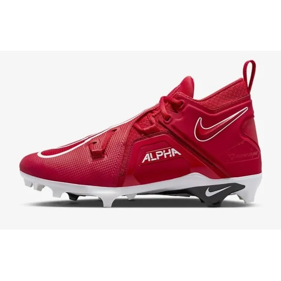 Nike Alpha Menace Pro 3 Football Cleats Red