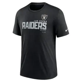 Camiseta Triblende Nike de Las Vegas Raiders Negra