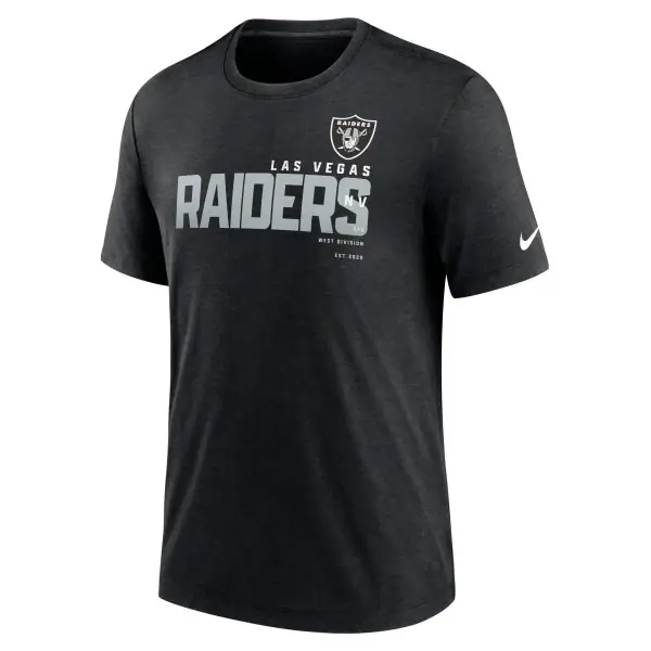 T-shirt Nike Triblend Las Vegas Raiders Noir