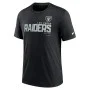Las Vegas Raiders Triblend Nike T-Shirt Schwarz