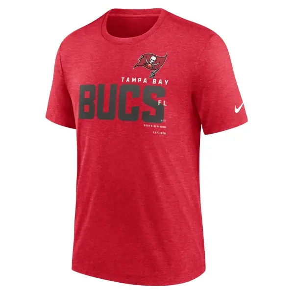 Tampa Bay Buccaneers T-Shirt Triblend Nike - Rosso