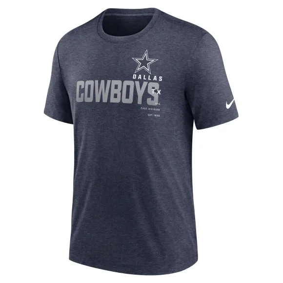 Dallas Cowboys Triblend Nike T-shirt Navy