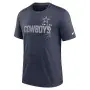 Dallas Cowboys Triblend Nike T-Shirt Navy