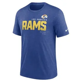 T-shirt Nike Triblend Los Angeles Rams Blu