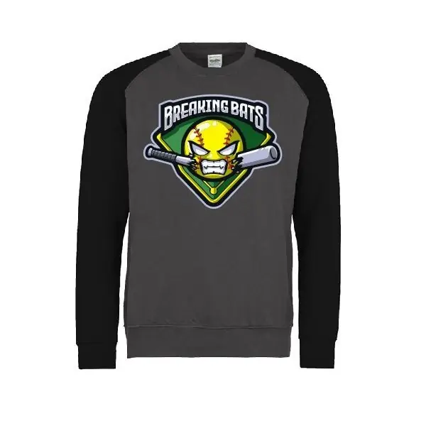 Breaking Bats - Large Logo Baseball Sweatshirt