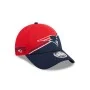 Neue England Patriots New Era 9Forty Snap Back Cap vorne rechts