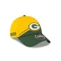 Green Bay Packers New Era 9Forty Cappello a scatto anteriore destro