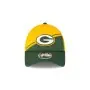 Gorra ajustable Green Bay Packers New Era 9Forty Snap Back Frontal