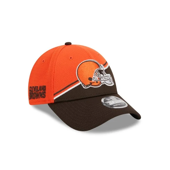 New Era Mens 940SS CW Nfl Sideline Stretch Snapback 9Forty OSFA Cap ~ Cleveland Browns Brown