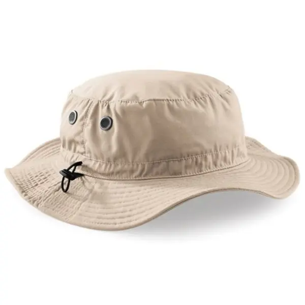 Hovedbeklædning - Broderet Cargo Bucket Hat
