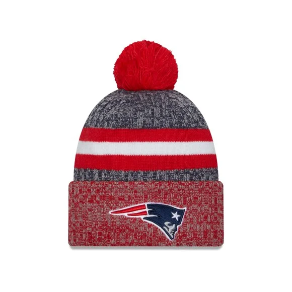 New England Patriots New Era NFL 2023 On Field Sport Knit Front