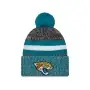 Jacksonville Jaguars New Era NFL 2023 On Field Sport Strickmütze Vorderseite