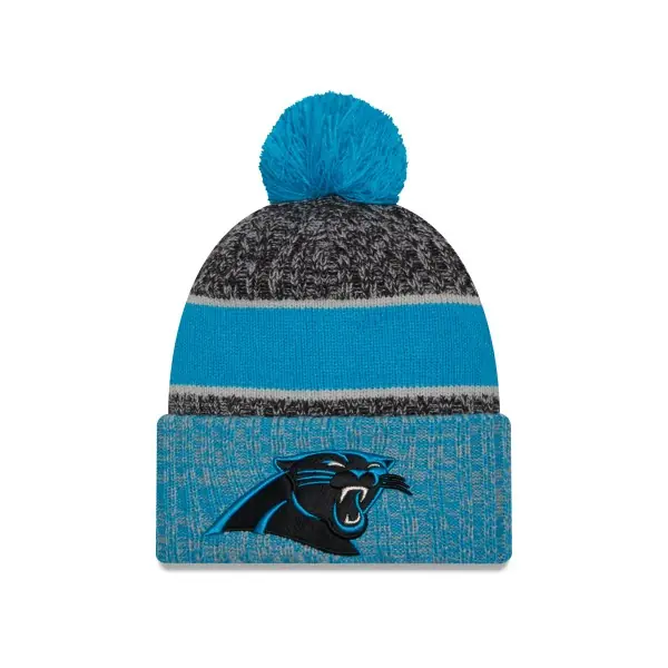 Carolina Panthers New Era NFL 2023 On Field Sport Knit Front