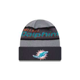 Miami Dolphins New Era NFL 2023 On Field Beanie Front