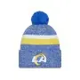 Los Angeles Rams New Era NFL 2023 On Field Sport Knit Front
