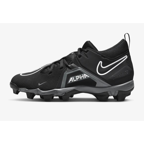 Chaussures Nike Alpha Menace 3 Shark Cleats (Wide Fit) Black Side