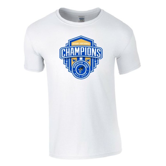 Manchester Titans Bees - Adult Flag Division Champions T-Shirt