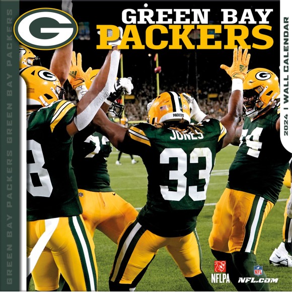 Green Bay Packers 2024 Calendario de Pared Delantero
