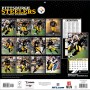 Calendrier mural 2024 des Pittsburgh Steelers dos
