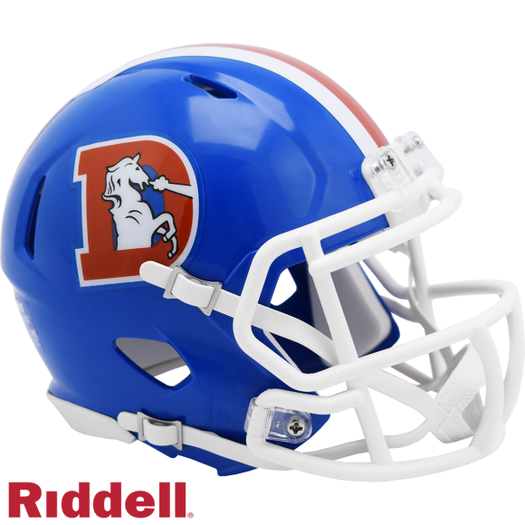 Denver Broncos Throwback Speed Mini Helmet 1975-96