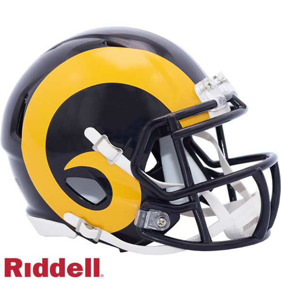 Los Angeles Rams Throwback Geschwindigkeit Mini-Helm 1981-99