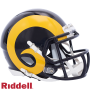 Mini Casco Throwback Speed 1981-99 de Los Angeles Rams